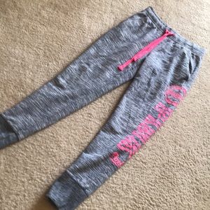 Grey PINK sweatpants